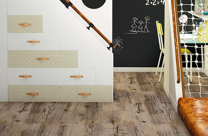 une chambre au style vintage