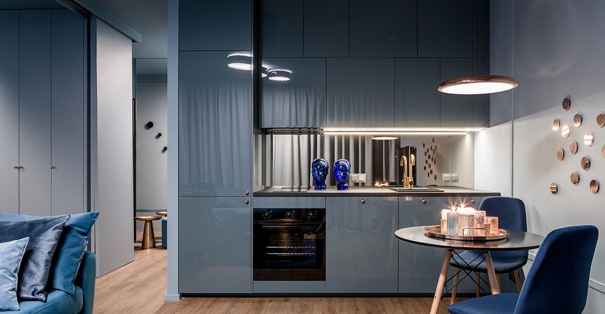 une cuisine au style contemporain ouverte