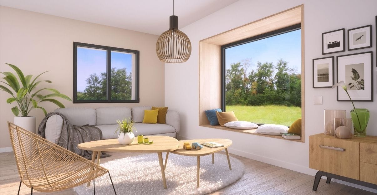 fenêtre panoramique en aluminium Gimm