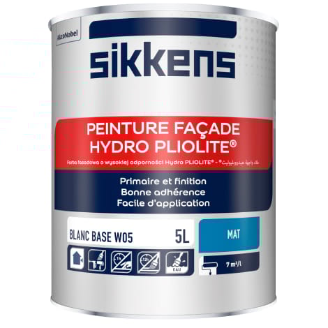 Peinture pour façade autonettoyante