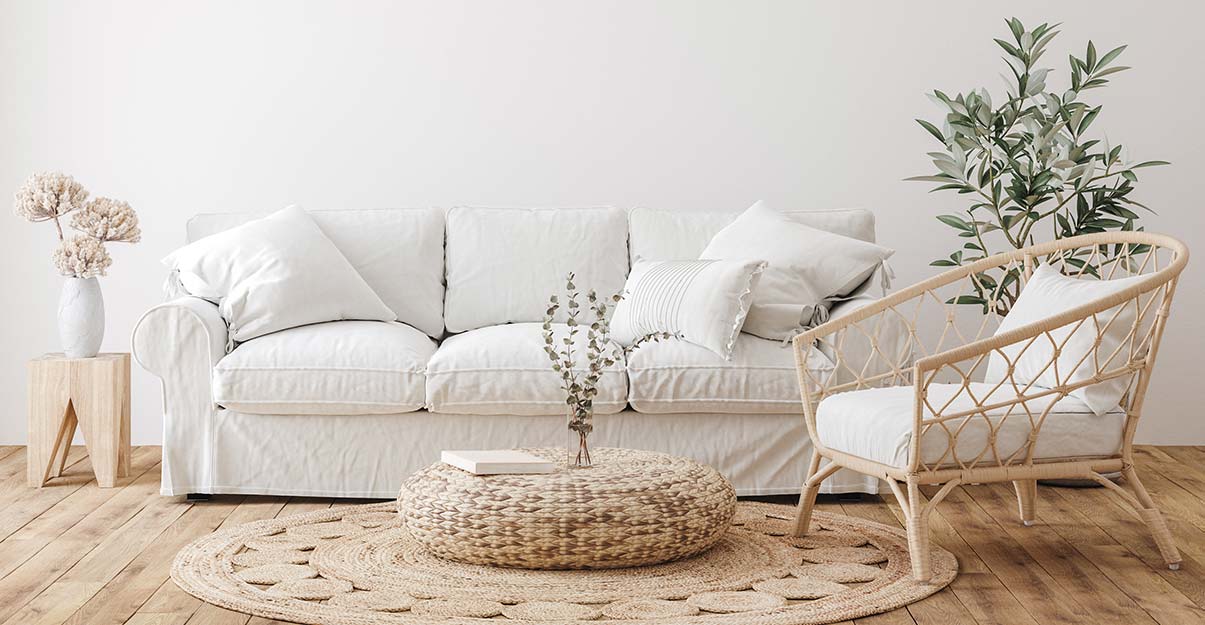 un salon au style bohème scandinave