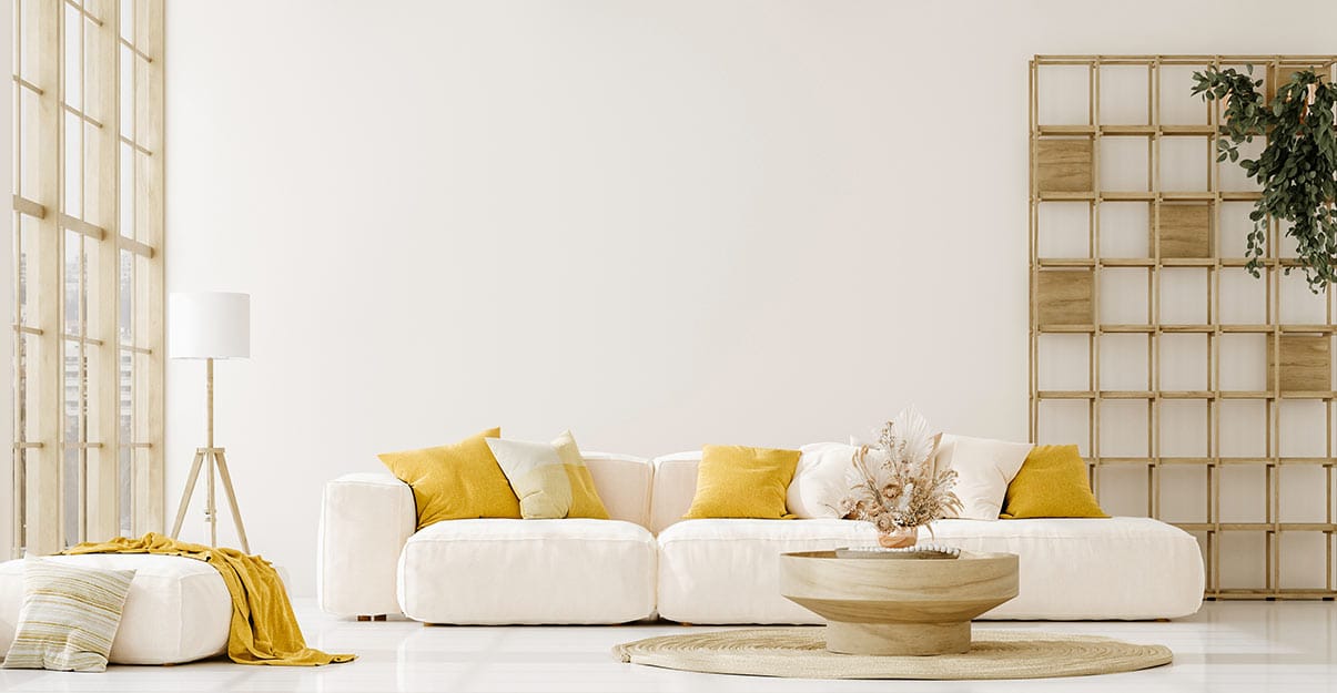 un salon au style bohème