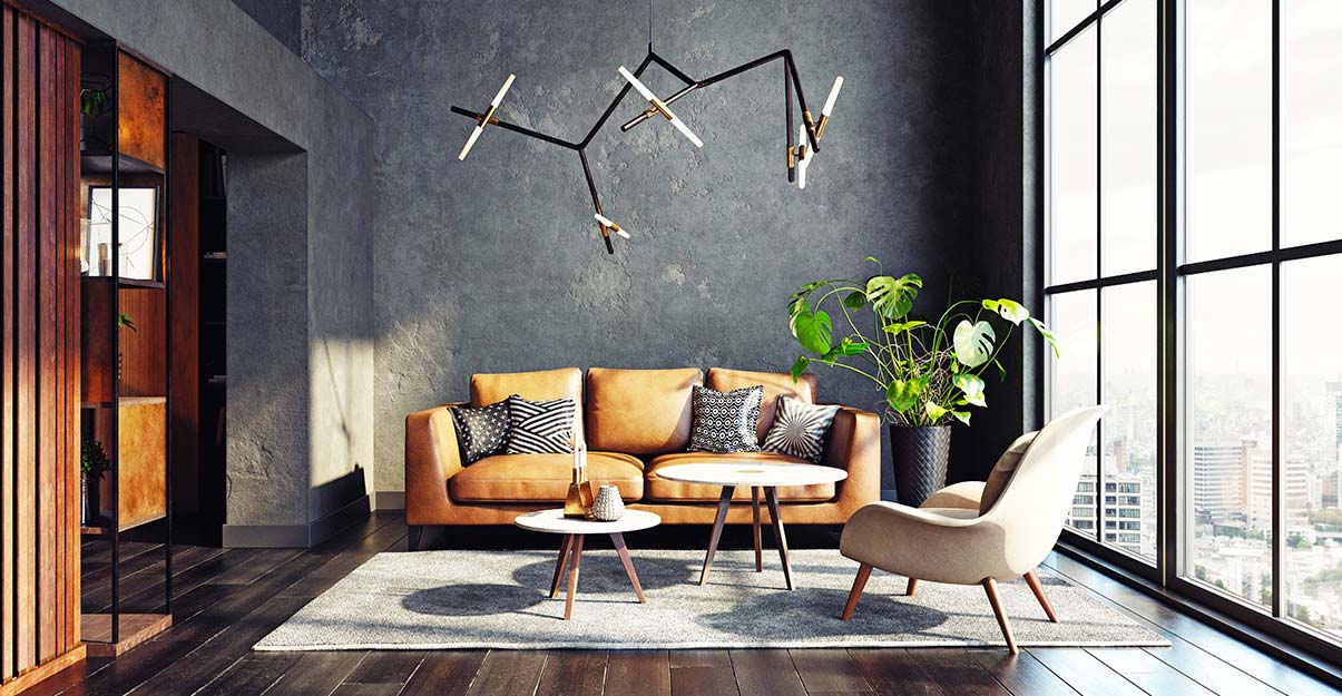 un salon au style contemporain