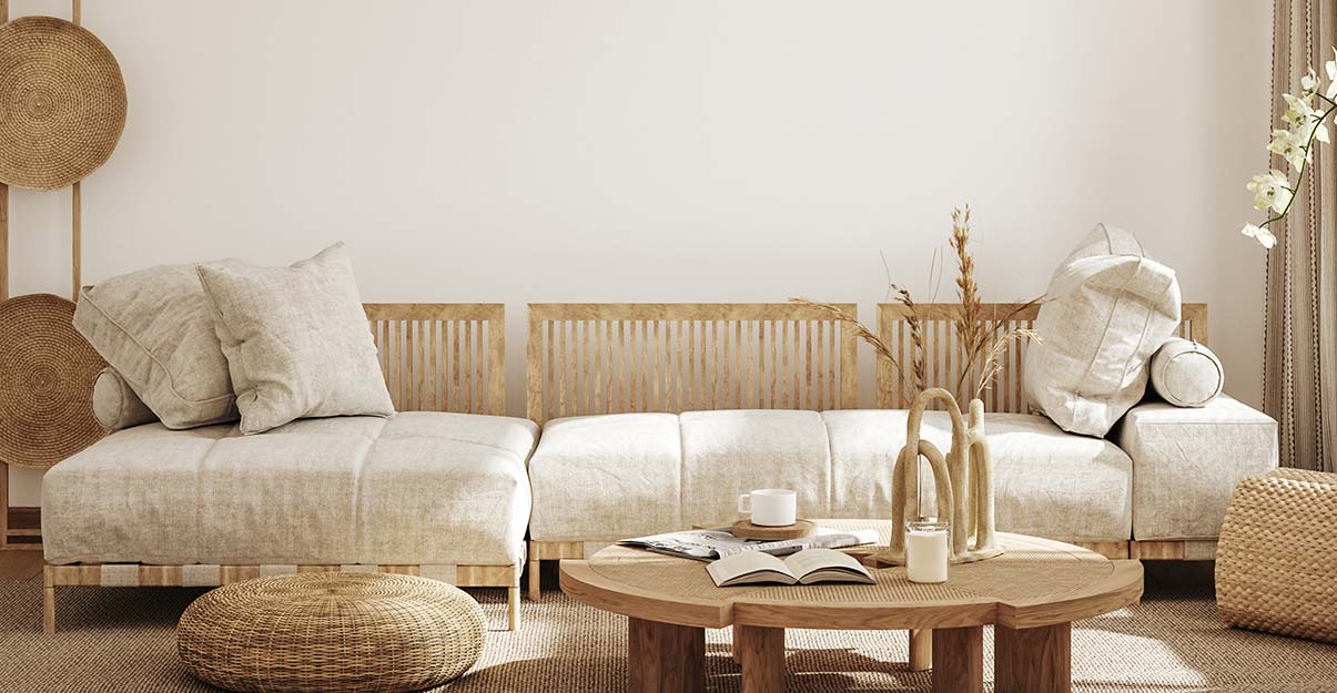 un salon au style japonais