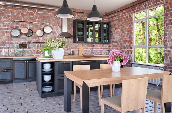 Une cuisine style campagne