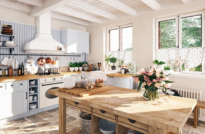 Une cuisine style campagne