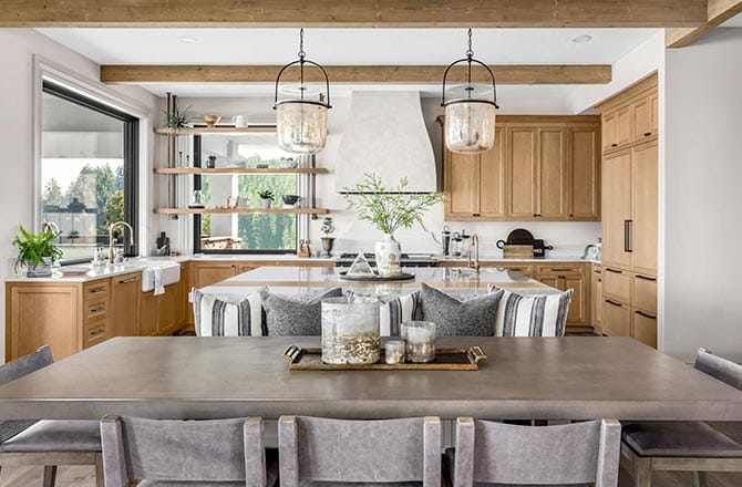 Une cuisine style campagne