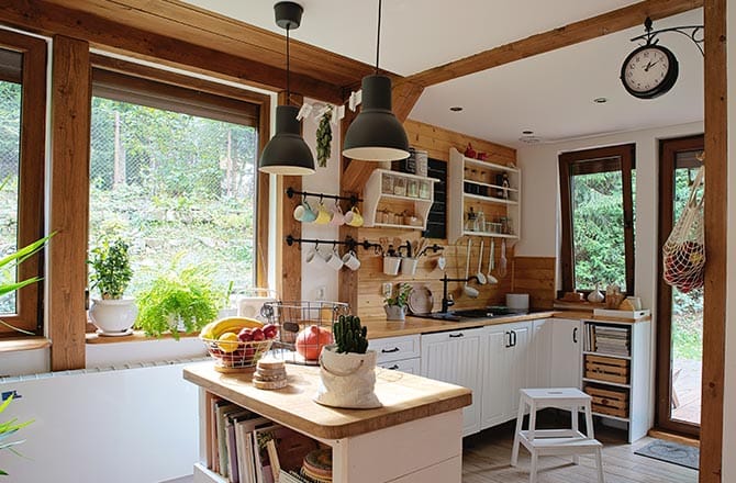 Une cuisine style campagne