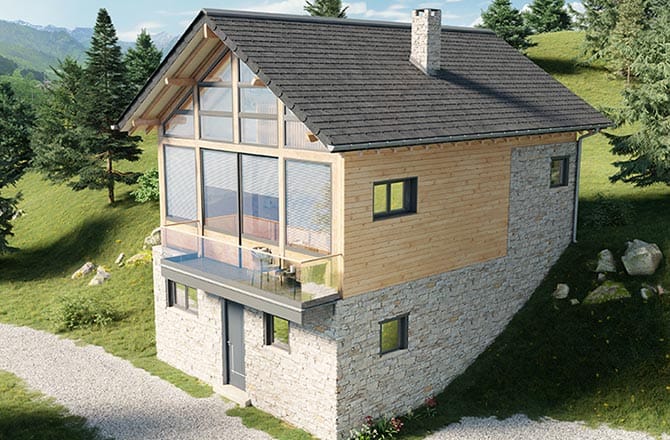 Isolation extérieur avant après