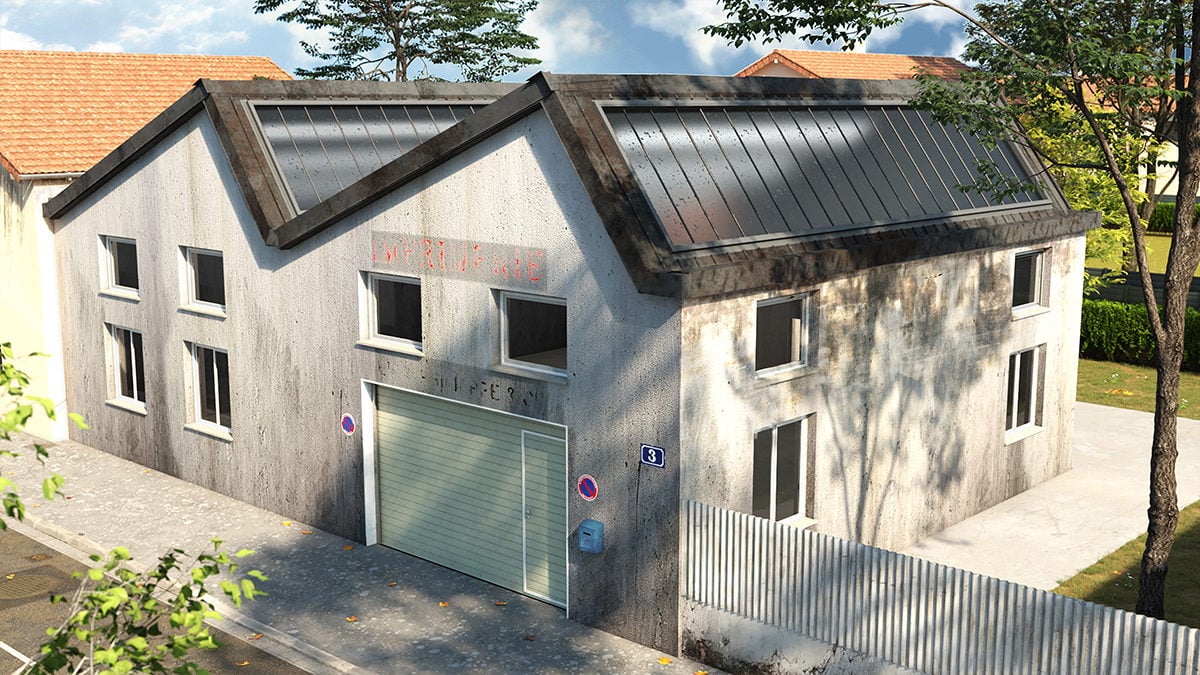 Rénovation d’un ancien bâtiment industriel avant