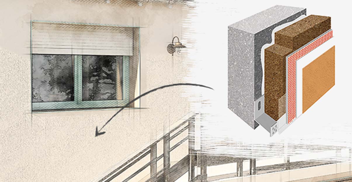 Isolation extérieur avant après