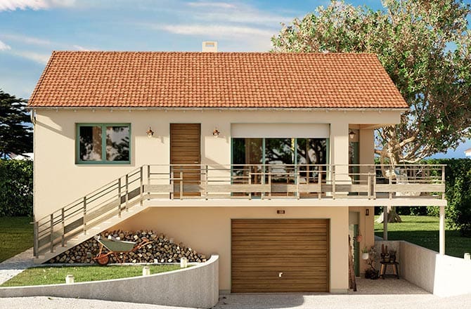 Isolation extérieur avant après