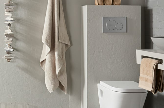 Aménagement des toilettes