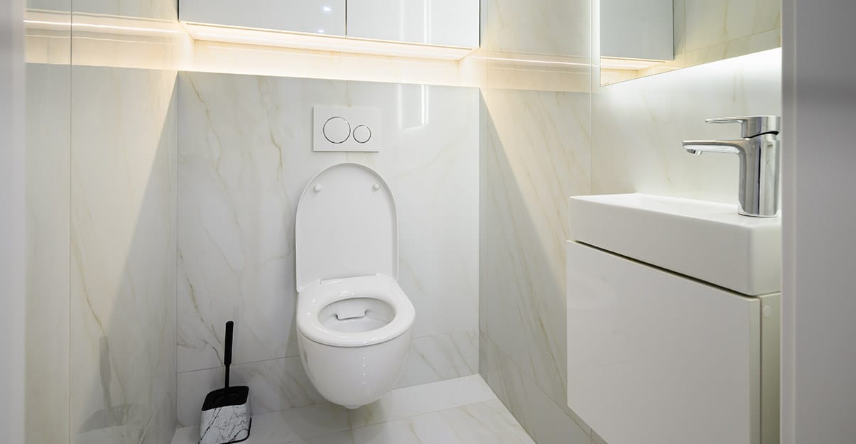 Aménagement des toilettes