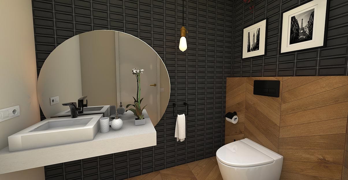 Aménagement des toilettes