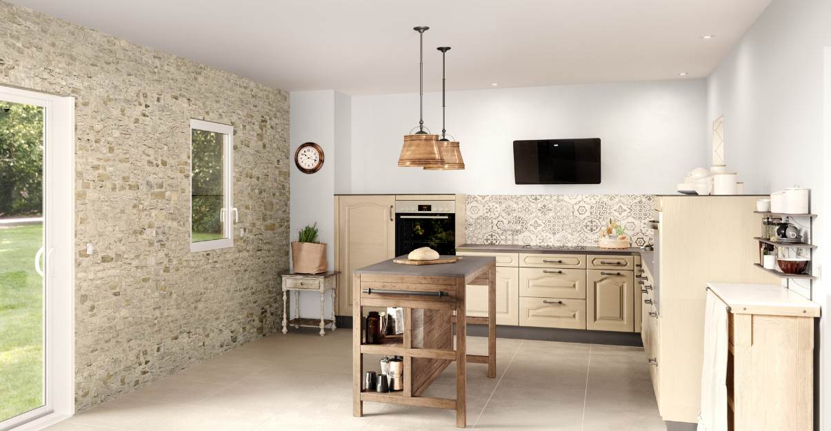 Une cuisine accessible style campagne chic à découvrir sur notre site