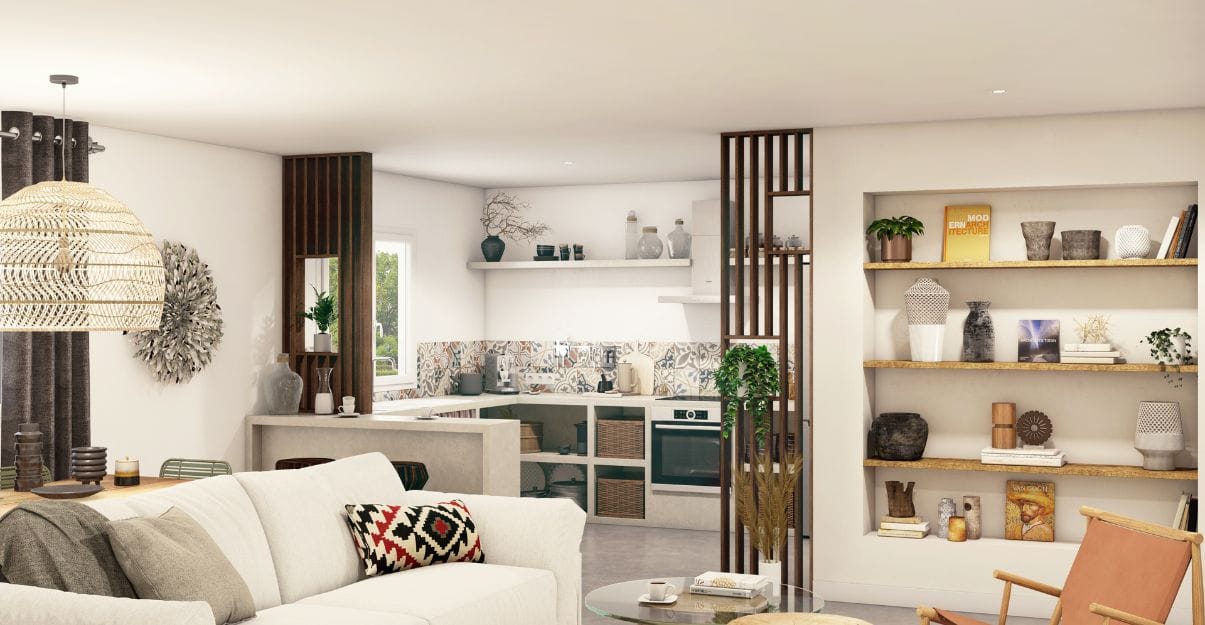 Le salon ethnique chic 