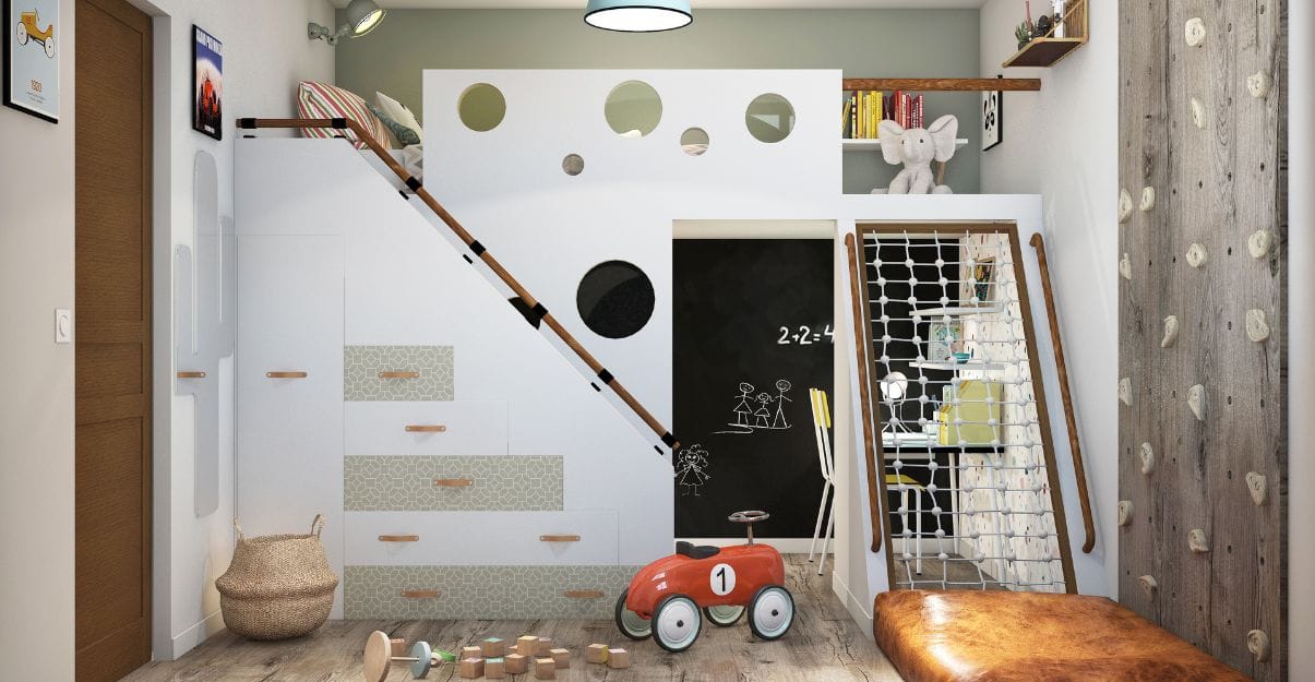 La chambre enfant vintage