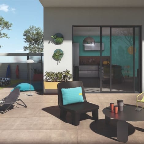 Carrelage extérieur aspect béton Ocana