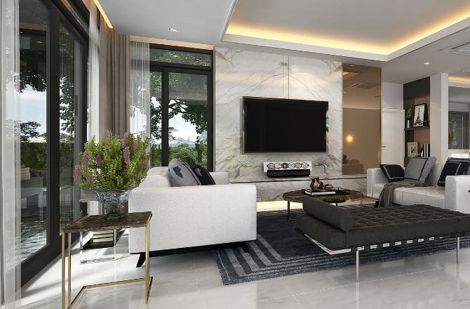 Salon moderne design