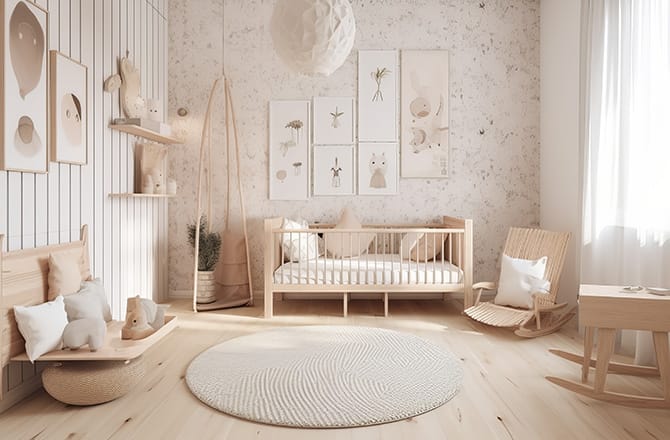 Nos conseils pour réaliser une chambre bébé scandinave