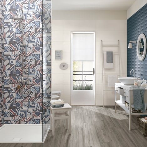 Carrelage pâte blanche Tempera