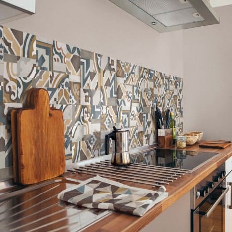 Carrelage pâte blanche Tempera