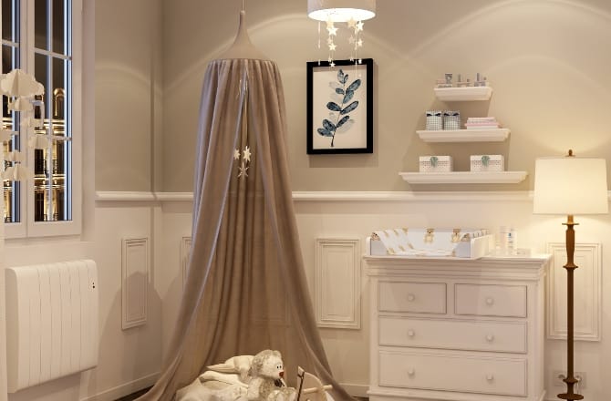 Chambre bébé classique chic