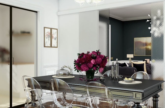 Salon classique chic 