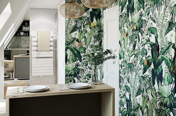 Une chambre de bonne adaptée à un étudiant