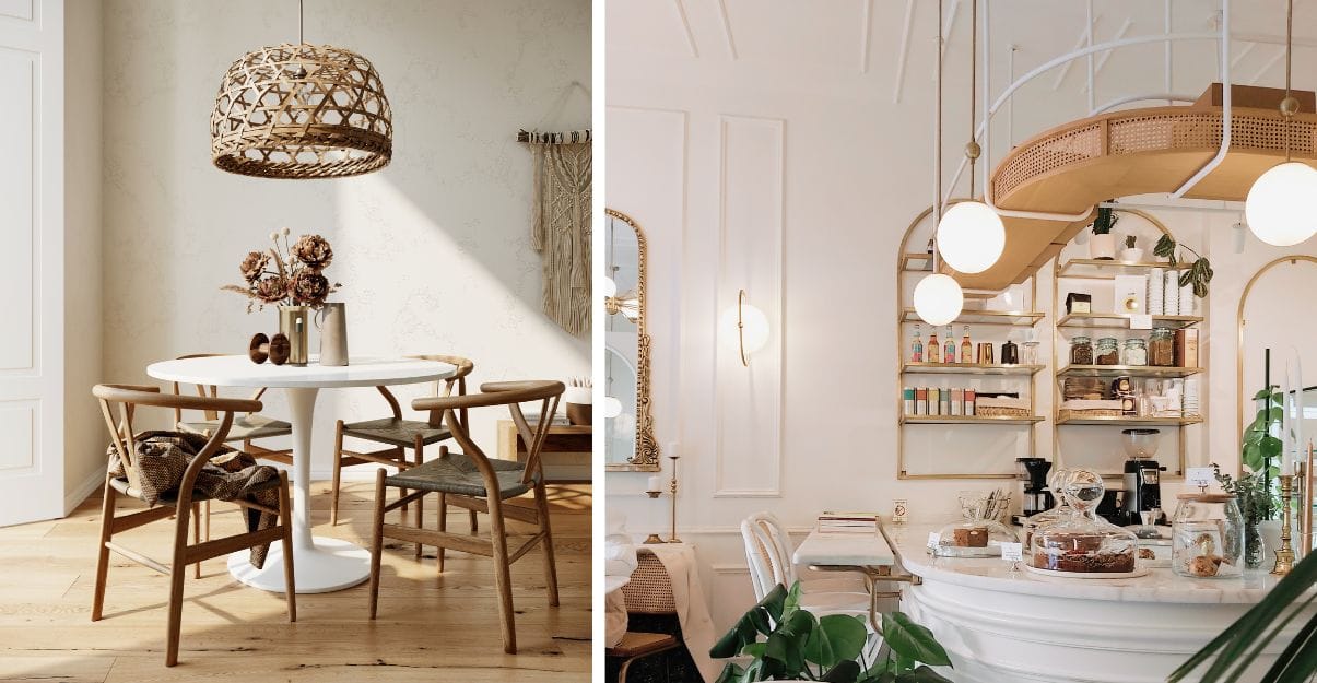 L'importance du choix des couleurs pour lier les éléments vintage et modernes