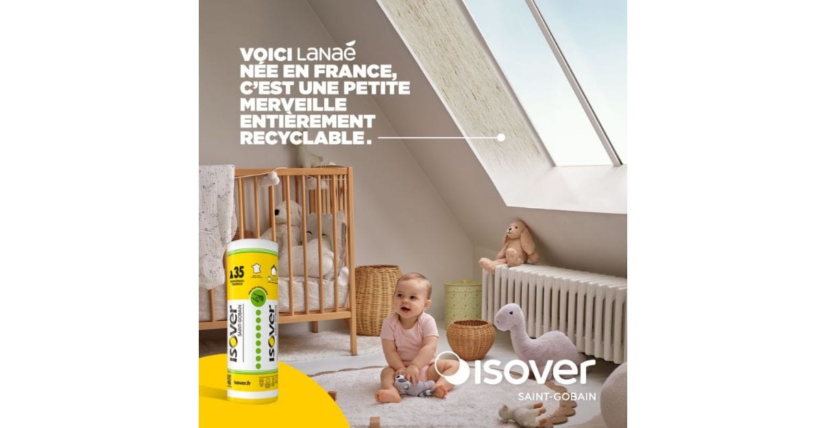 Laine de verre Lanaé, Isover