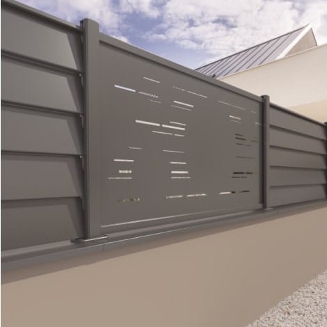 Clôture pliée à froid