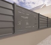 Clôture pliée à froid