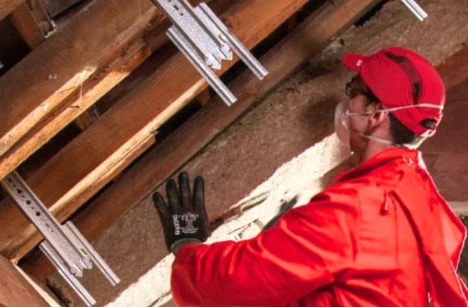 Panneau isolant en laine de roche ROCKCOMBLE de ROCKWOOL