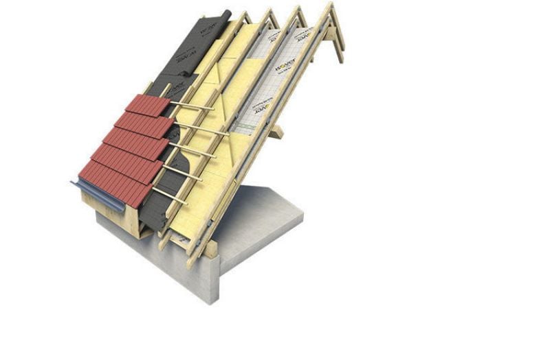 Système d'isolation de toiture INTÉGRA RÉNO avec PILIER