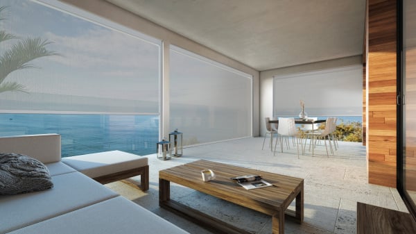 Store vertical extérieur zippé