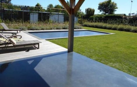 Renovation de terrasse pas chère : la terrasse en béton