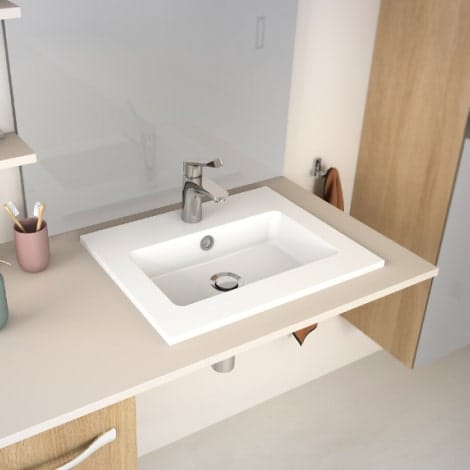 Salle de bains ASTRAL chêne scié clair structuré