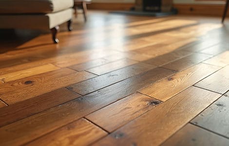 Parquet à l’anglaise avec coupe perdue