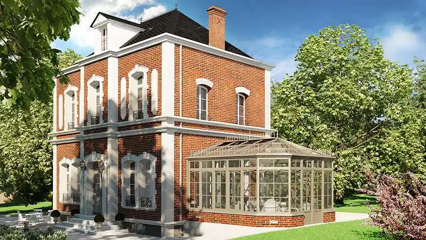 Véranda victorienne, vue après