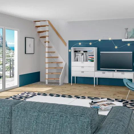 Escalier gain de place HELIS