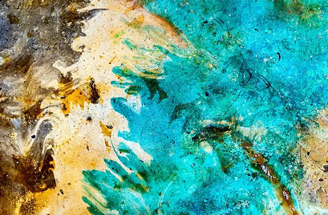 Sol en résine couleur