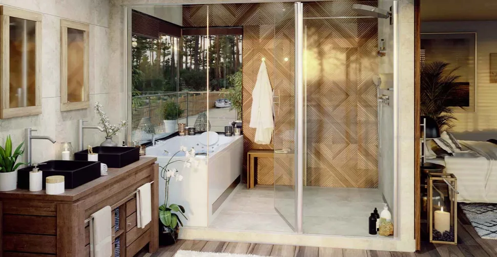 La salle de bain nature