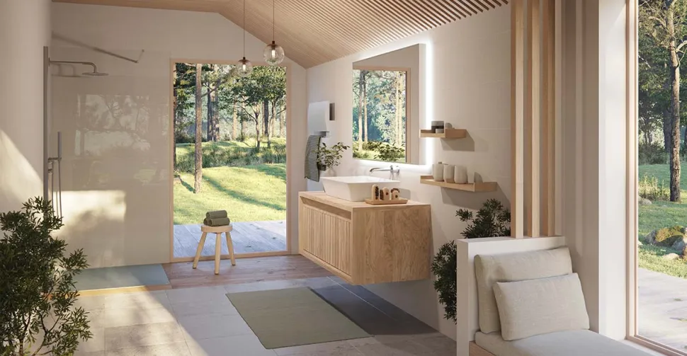 La salle de bain nature