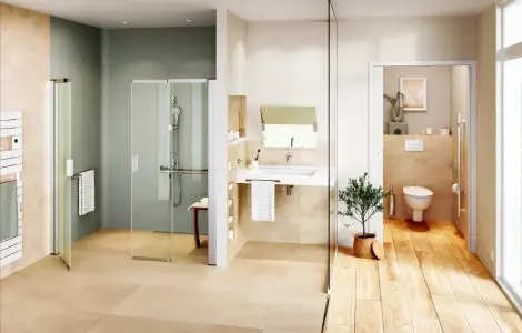 La douche PMR : accessibilité et sécurité