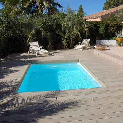 Lame de terrasse Élégance lisse monoextrudée