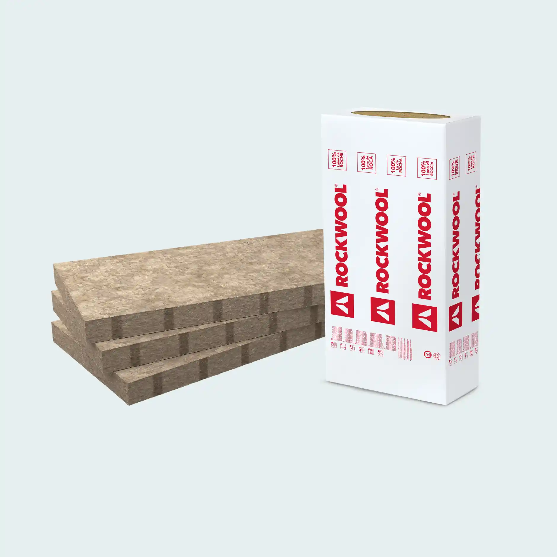 Panneau isolant en laine de roche ROCKCOMBLE FLEX