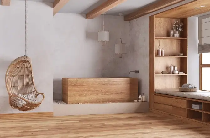 Salle de bain béton ciré : idéale pour une ambiance zen