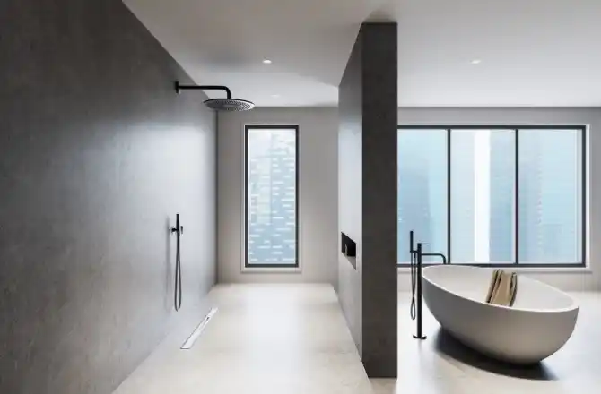 Salle de bain béton ciré : idéale pour une déco contemporaine